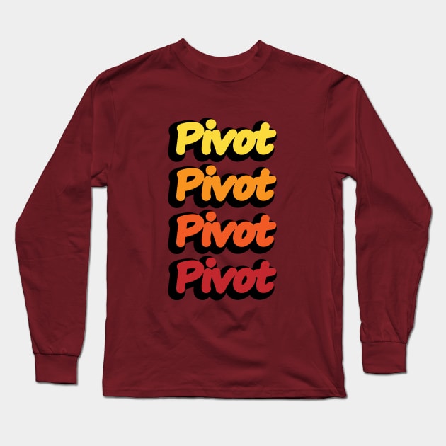 Pivot Pivoting Long Sleeve T-Shirt by DinaShalash